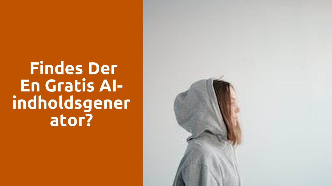  Findes der en gratis AI-indholdsgenerator?